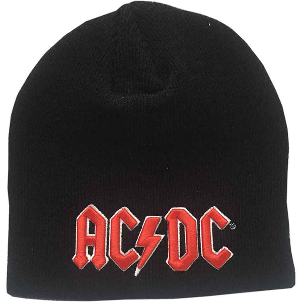 AC/DC Red 3D Logo Band Beanie