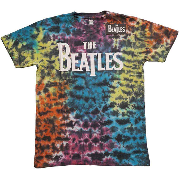 THE BEATLES logo dip-dye Band T shirt