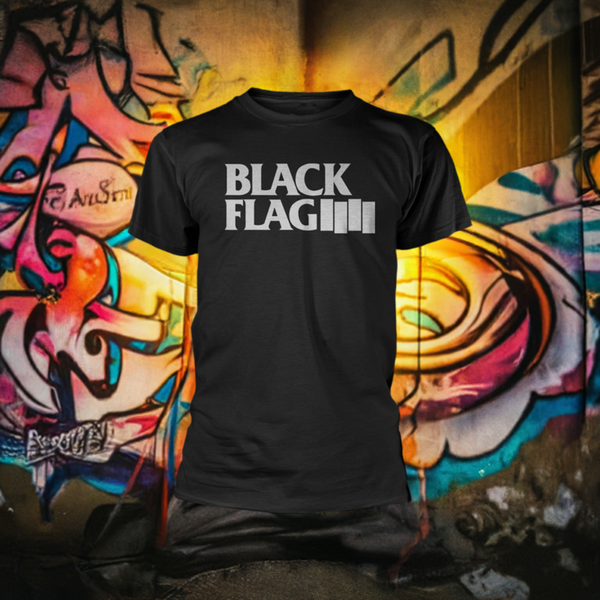 BLACK FLAG logo Band Tshirt