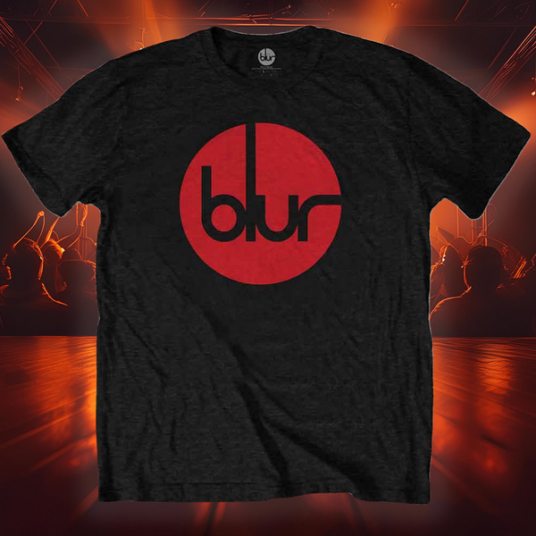 BLUR circle logo Band Tshirt