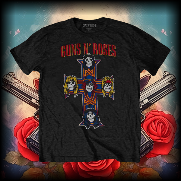 GUNS N' ROSES vintage cross Band Tshirt