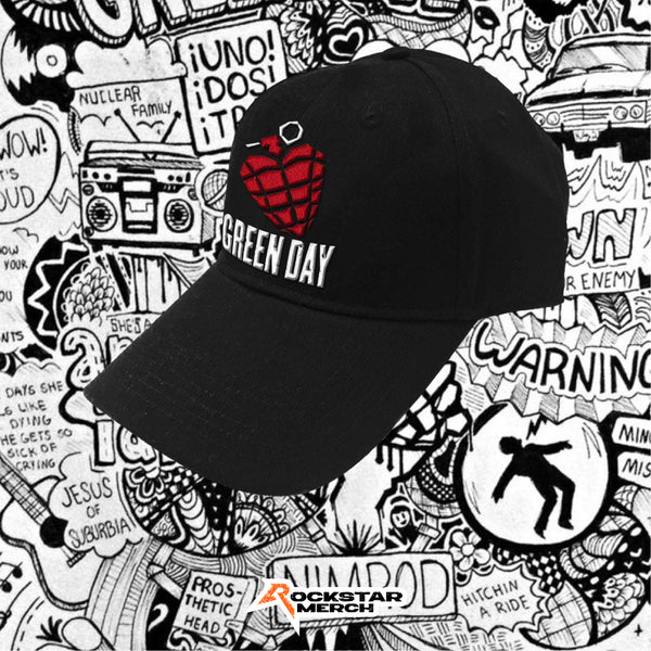 GREEN DAY Grenade Logo Band Cap