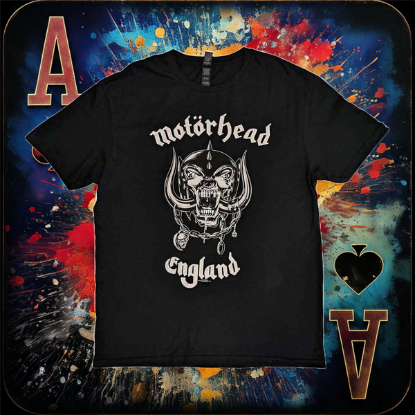 MOTORHEAD England back print Band Tshirt