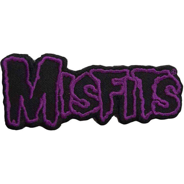 MISFITS Purple Border Logo Band Patch