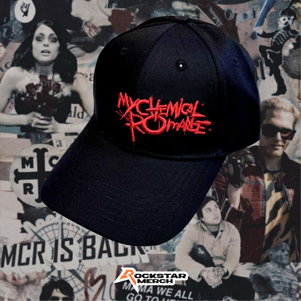 MY CHEMICAL ROMANCE Black Parade Logo Band Cap