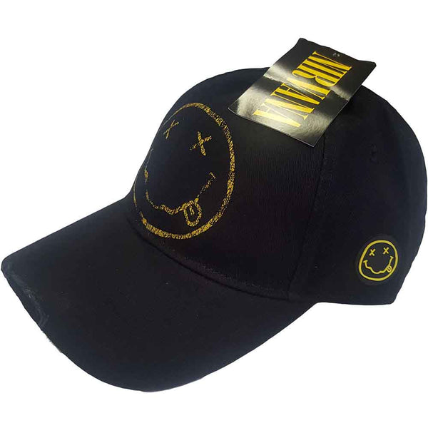 NIRVANA Happy Face Band Cap