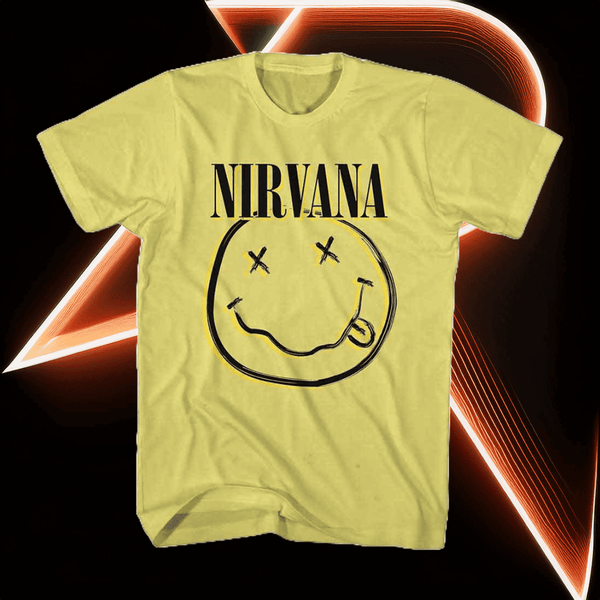 NIRVANA inverse smiley Band Tshirt