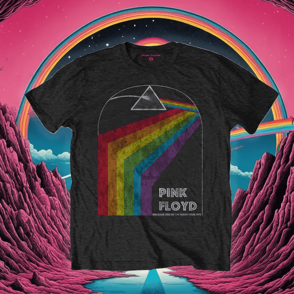 PINK FLOYD dark side of the moon 1972 tour Band Tshirt