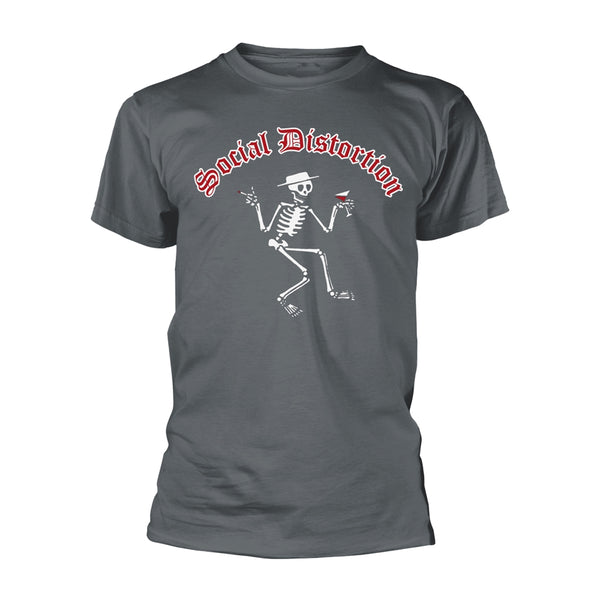 SOCIAL DISTORTION skelly logo Band Tshirt