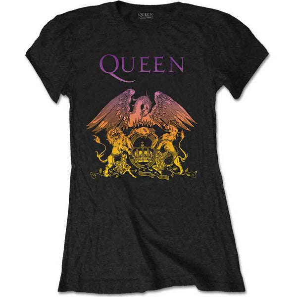 QUEEN Gradient Crest Band T-shirt