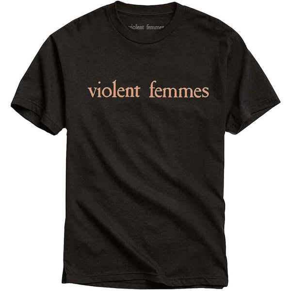 VIOLENT FEMMES Salmon Pink Vintage Logo Band T-shirt
