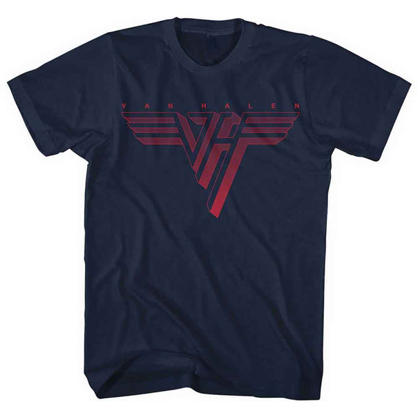 VAN HALEN Classic Red Logo Band T-shirt