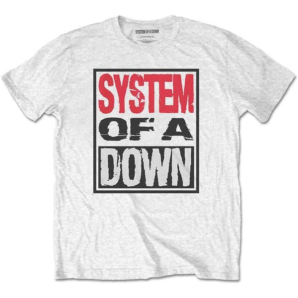 SYSTEM OF A DOWN Triple Stack Box Band T-Shirt