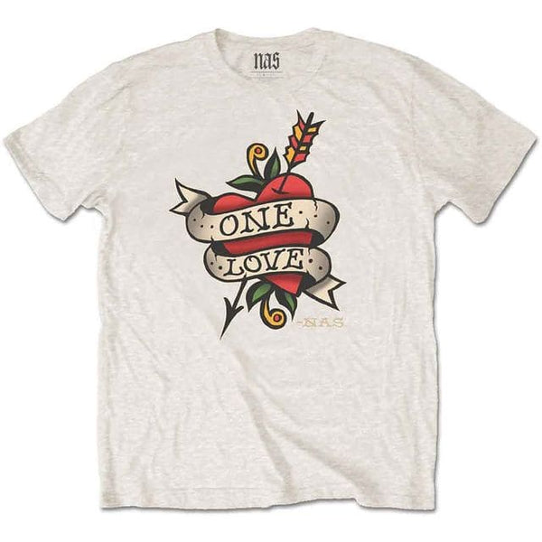 NAS Love Tattoo Band T-shirt